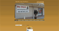 Desktop Screenshot of petpalsmarblefalls.org